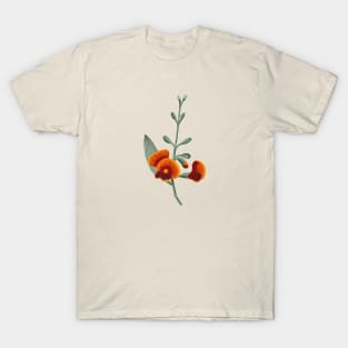 orange color blossom T-Shirt